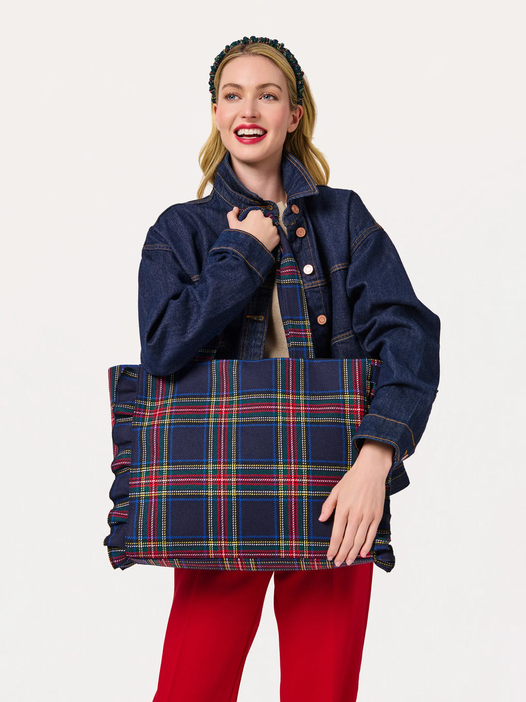 Shiraleah Scottie Ruffle Tote