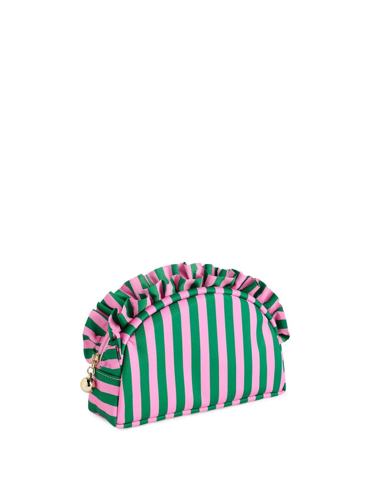 Shiraleah Stripe Ruffle Small Zip Pouch