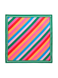 Shiraleah Festive Stripe Square Scarf, Multi