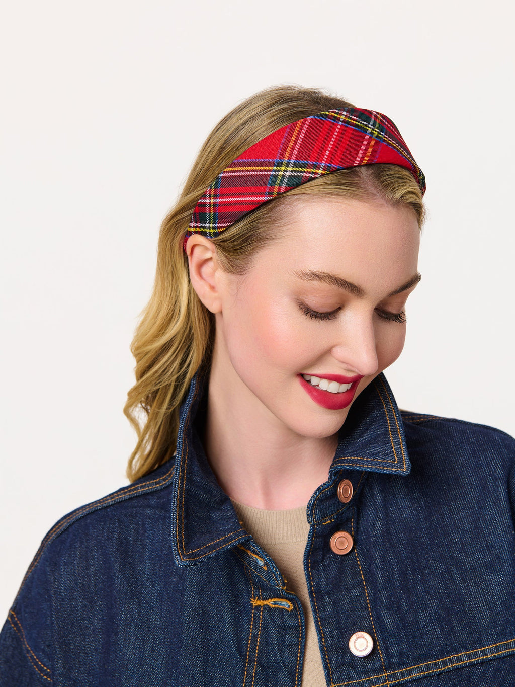 Shiraleah Plaid Wide Headband