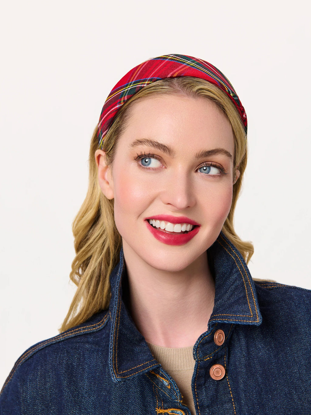 Shiraleah Plaid Wide Headband