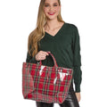 Two Company Tartan Tote