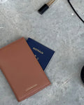 Venice Passport Holder - Cognac