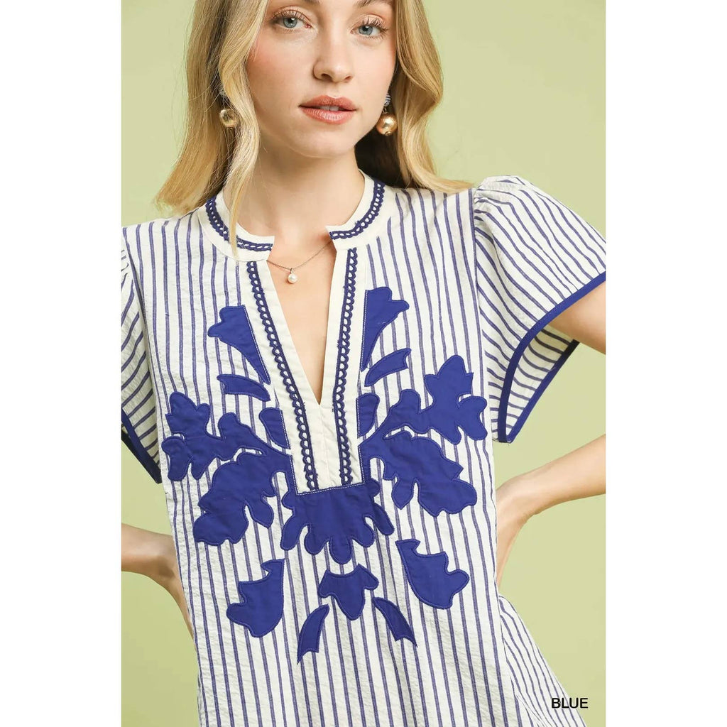 Stripe Midi Dress