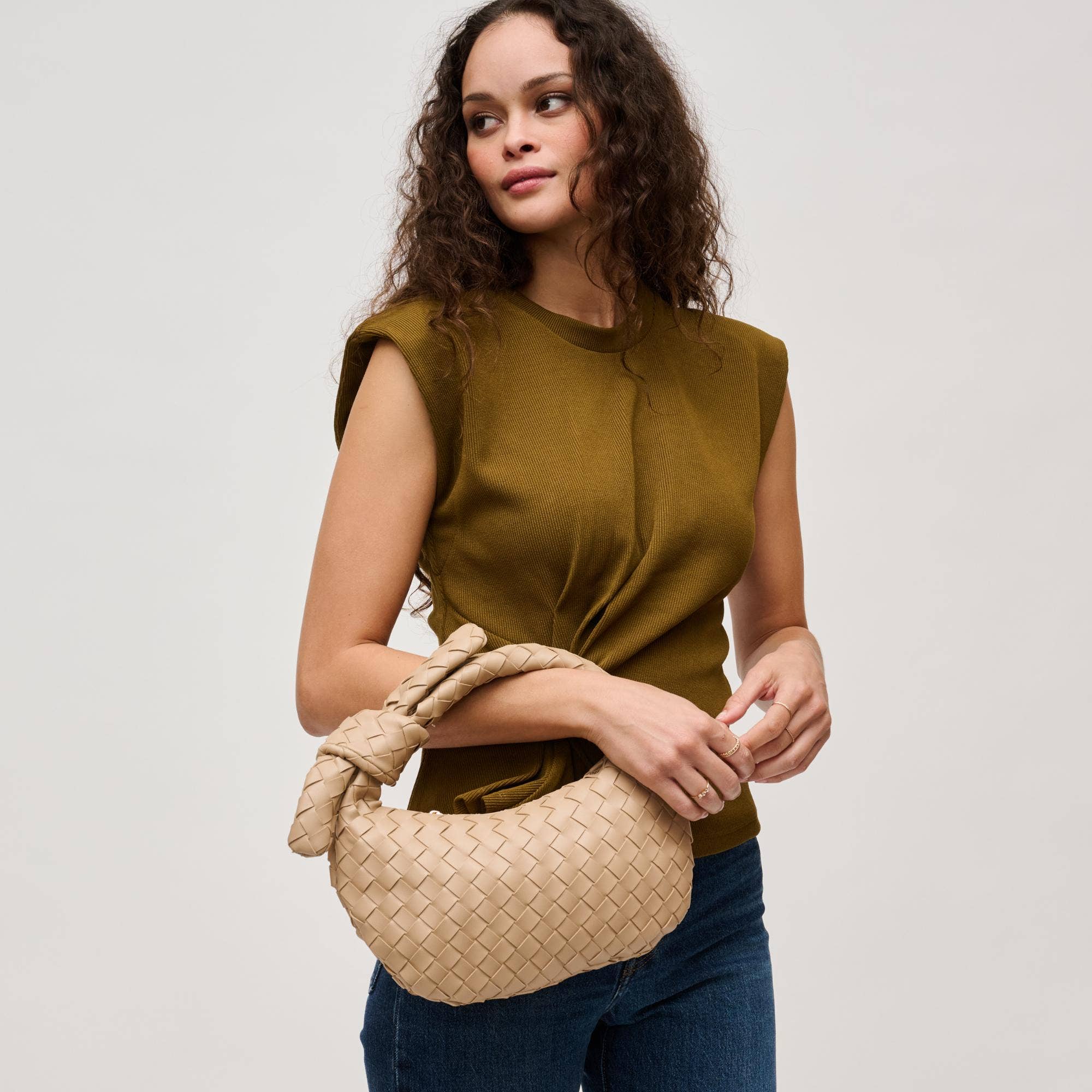 Lizbeth Woven Knot Clutch