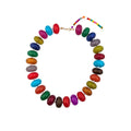 Gemelli Bailey Chunky Beaded Necklace- Dark Multi