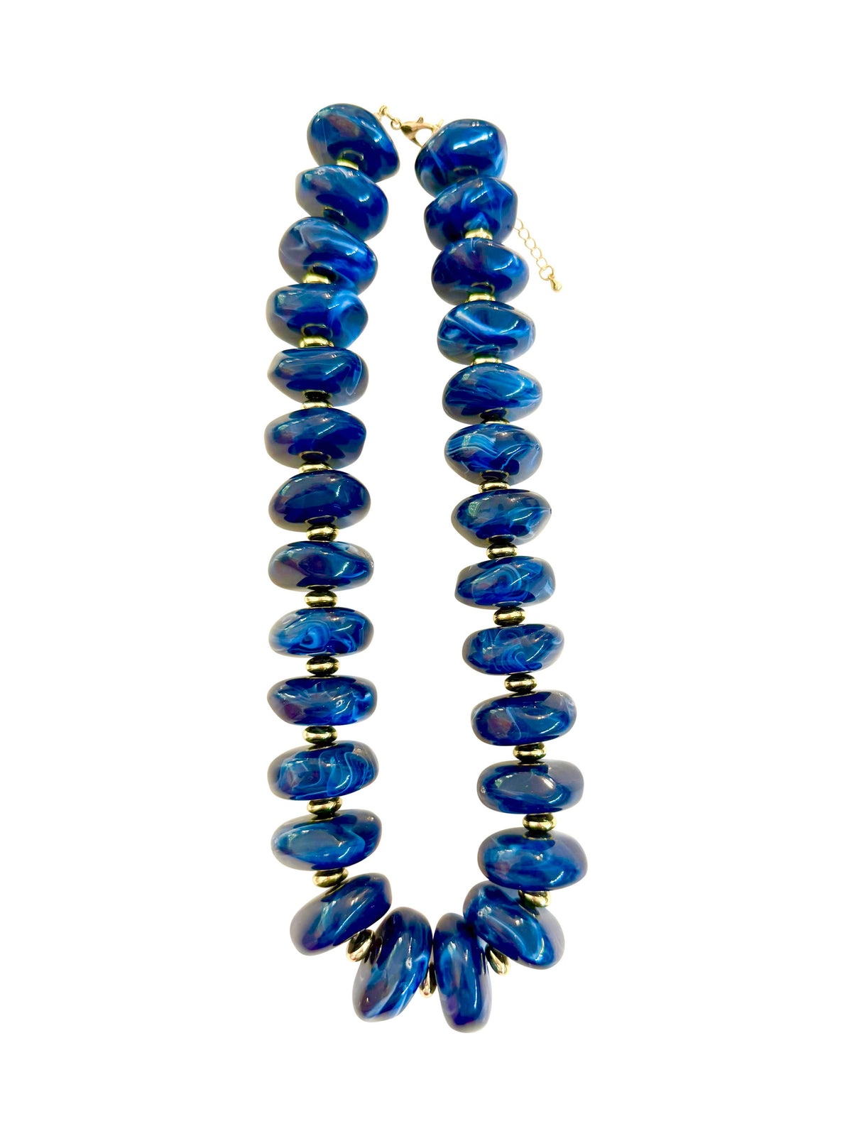 Gemelli Randi Chunky Beaded Necklace- Navy
