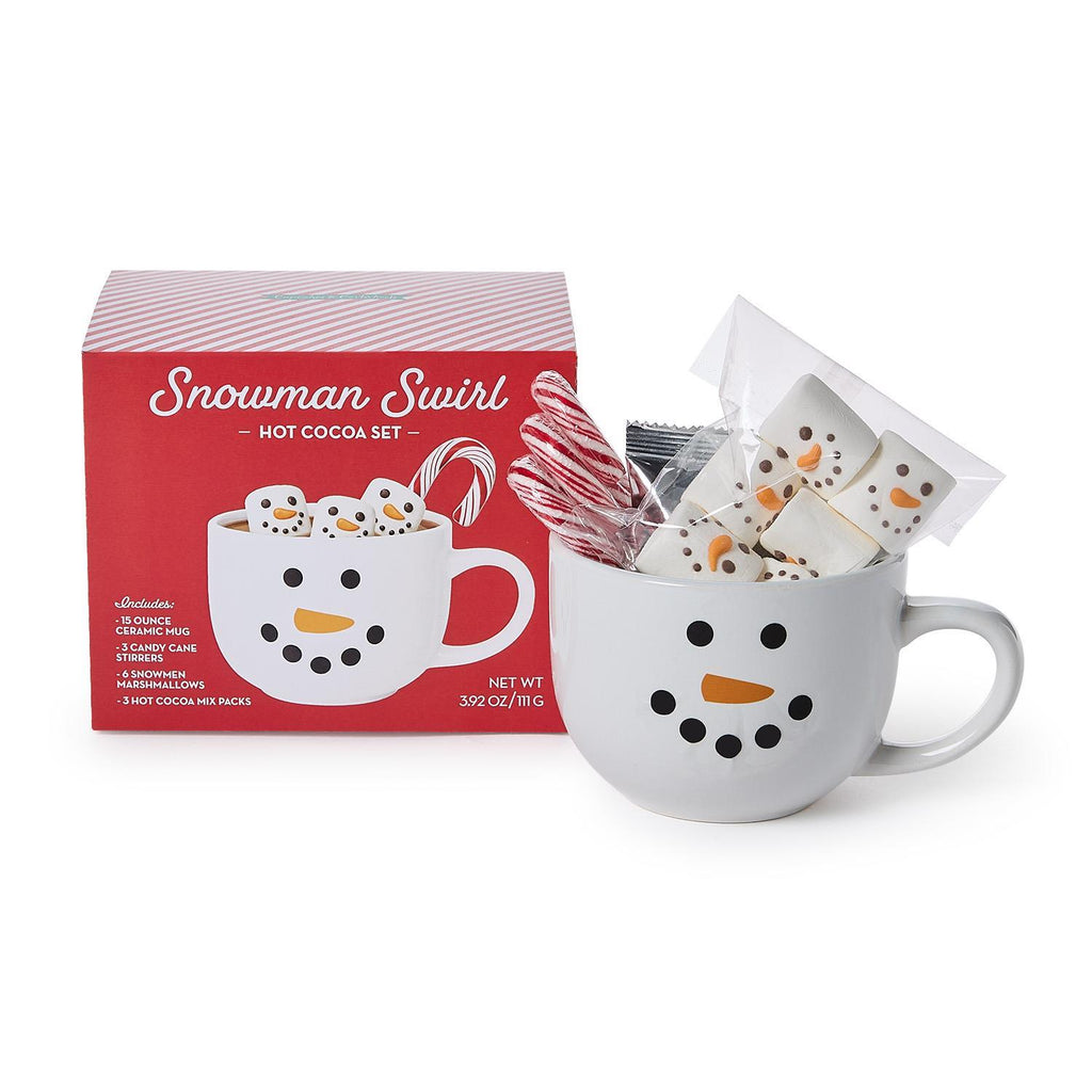 Twos Company Snowman Cocoa Set