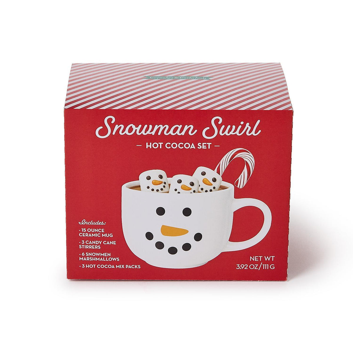 Twos Company Snowman Cocoa Set