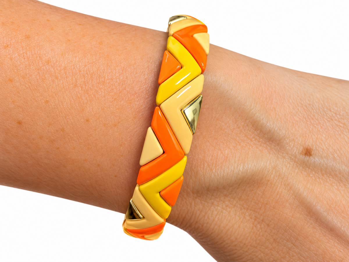Zenzii Stretch Enamel Bracelet