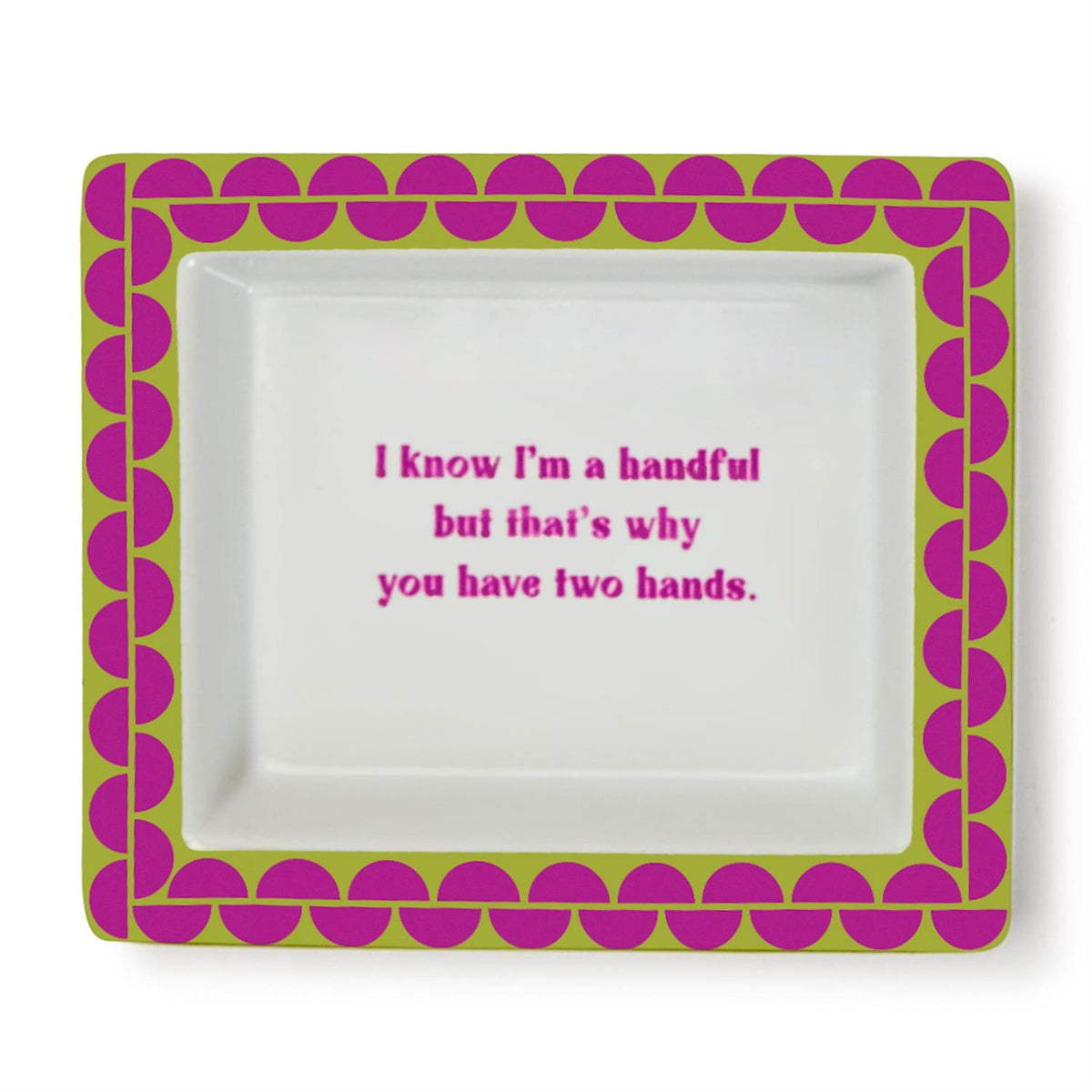 Twos Company Sassy Sayings Catch All Tray in Gift Box