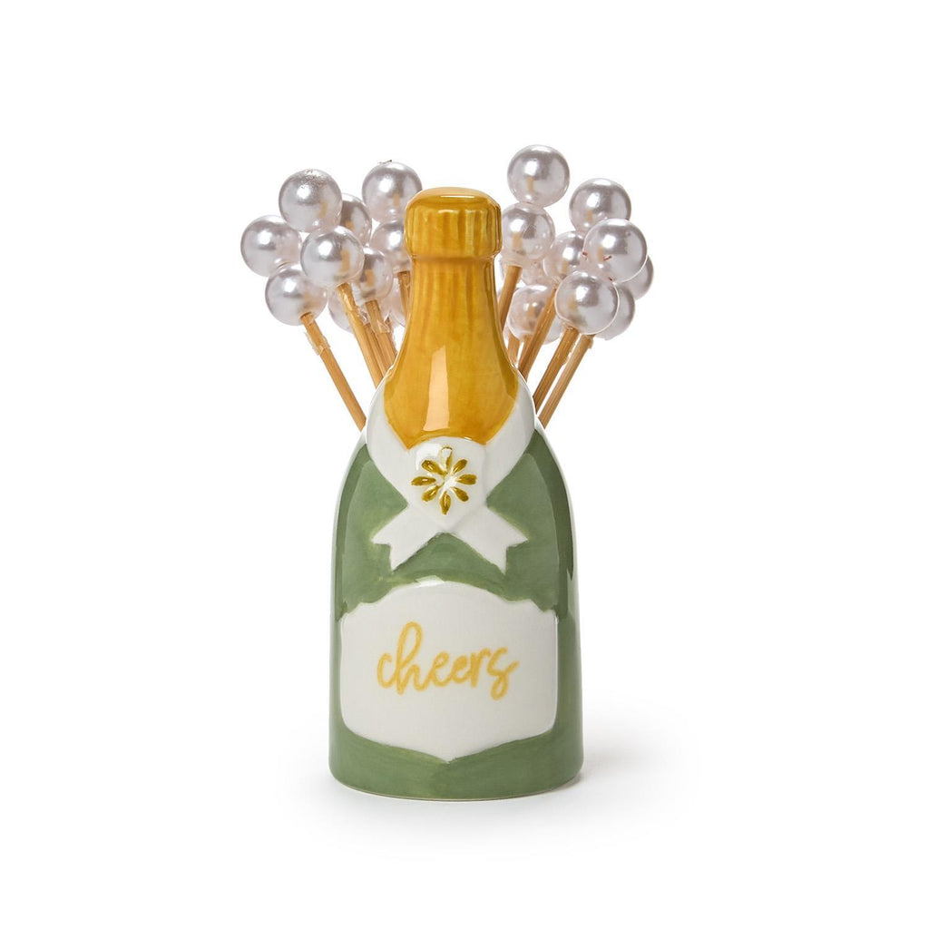 Twos Company Champagne Picks Holder