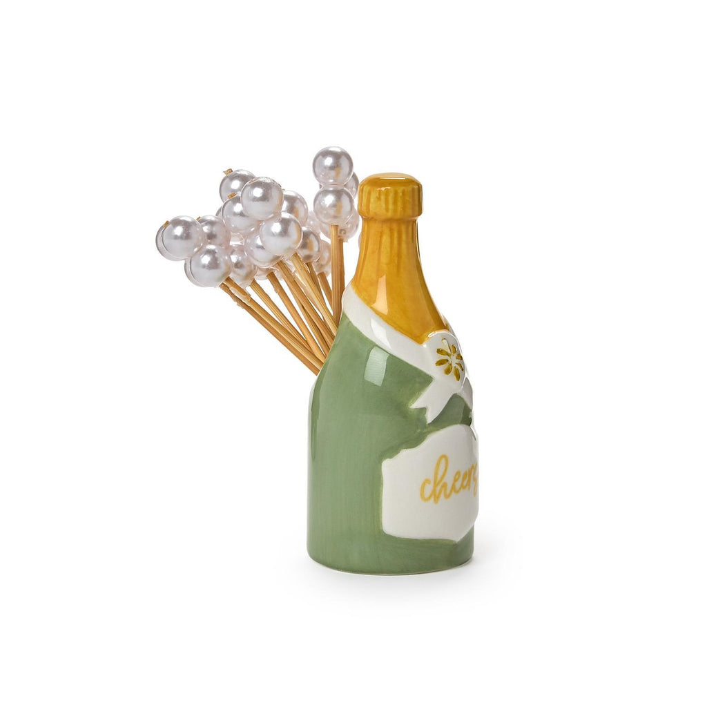 Twos Company Champagne Picks Holder