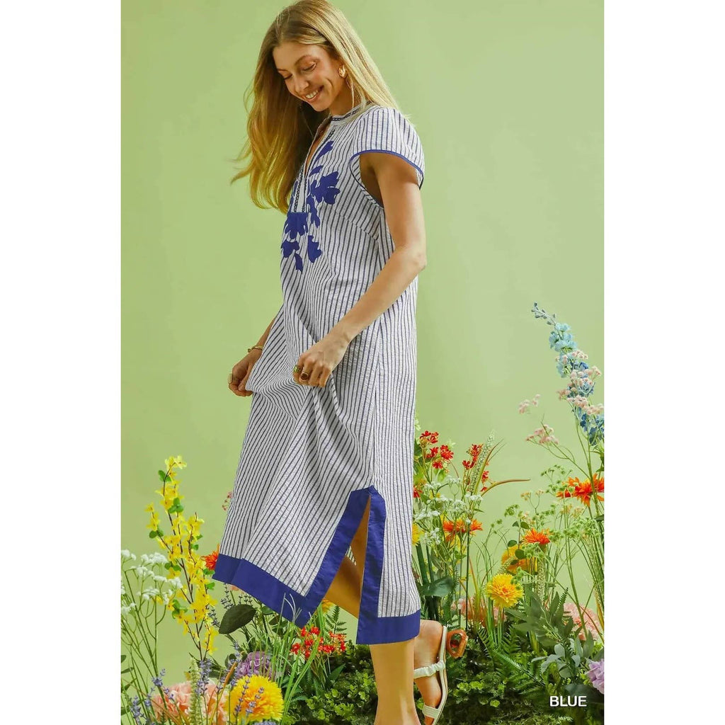 Stripe Midi Dress