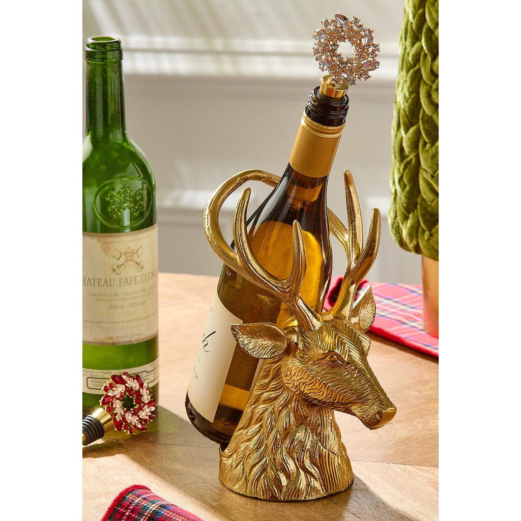 Twos Company Wreath Wine Stopper