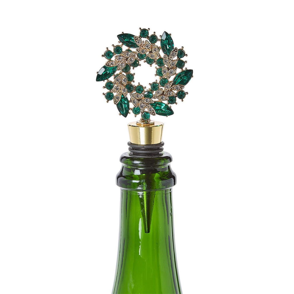 Twos Company Wreath Wine Stopper