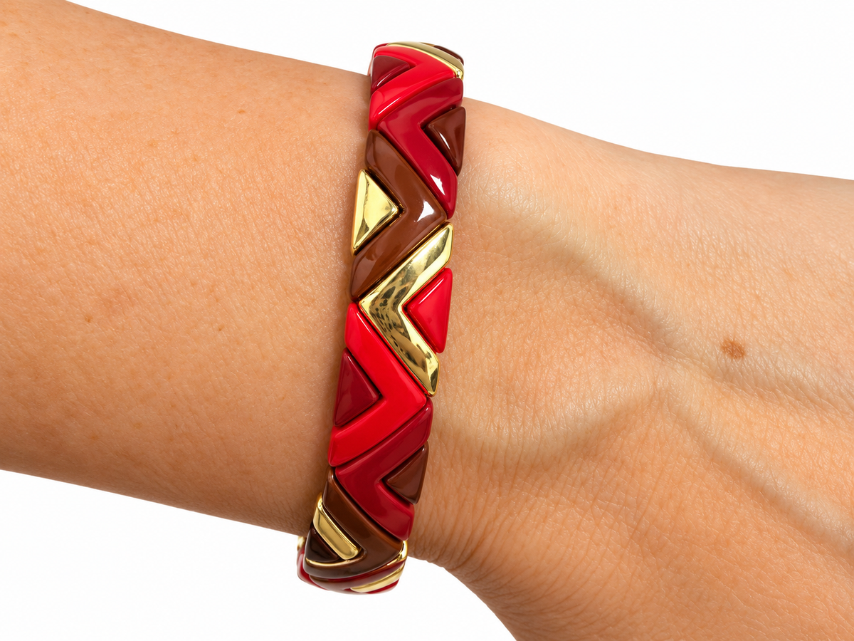 Zenzii Stretch Enamel Bracelet