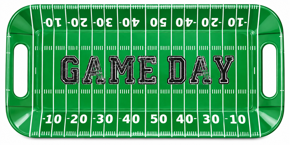 Game Day Melamine Tray