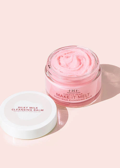 Farmhouse Fresh Cactus Pear Make It Melt Silky Milk Cleansing Balm 3 oz