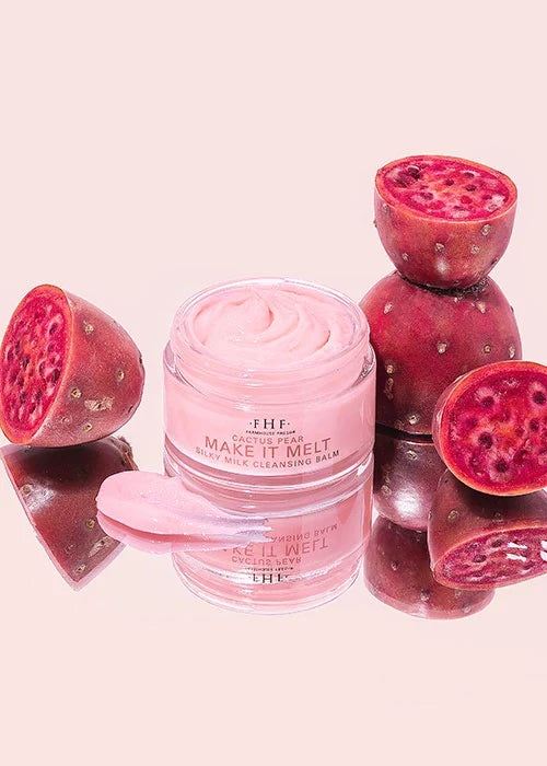 Farmhouse Fresh Cactus Pear Make It Melt Silky Milk Cleansing Balm 3 oz