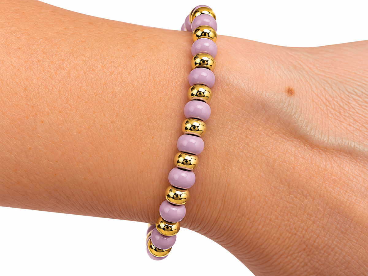 Zenzi Enamel Bead bracelet