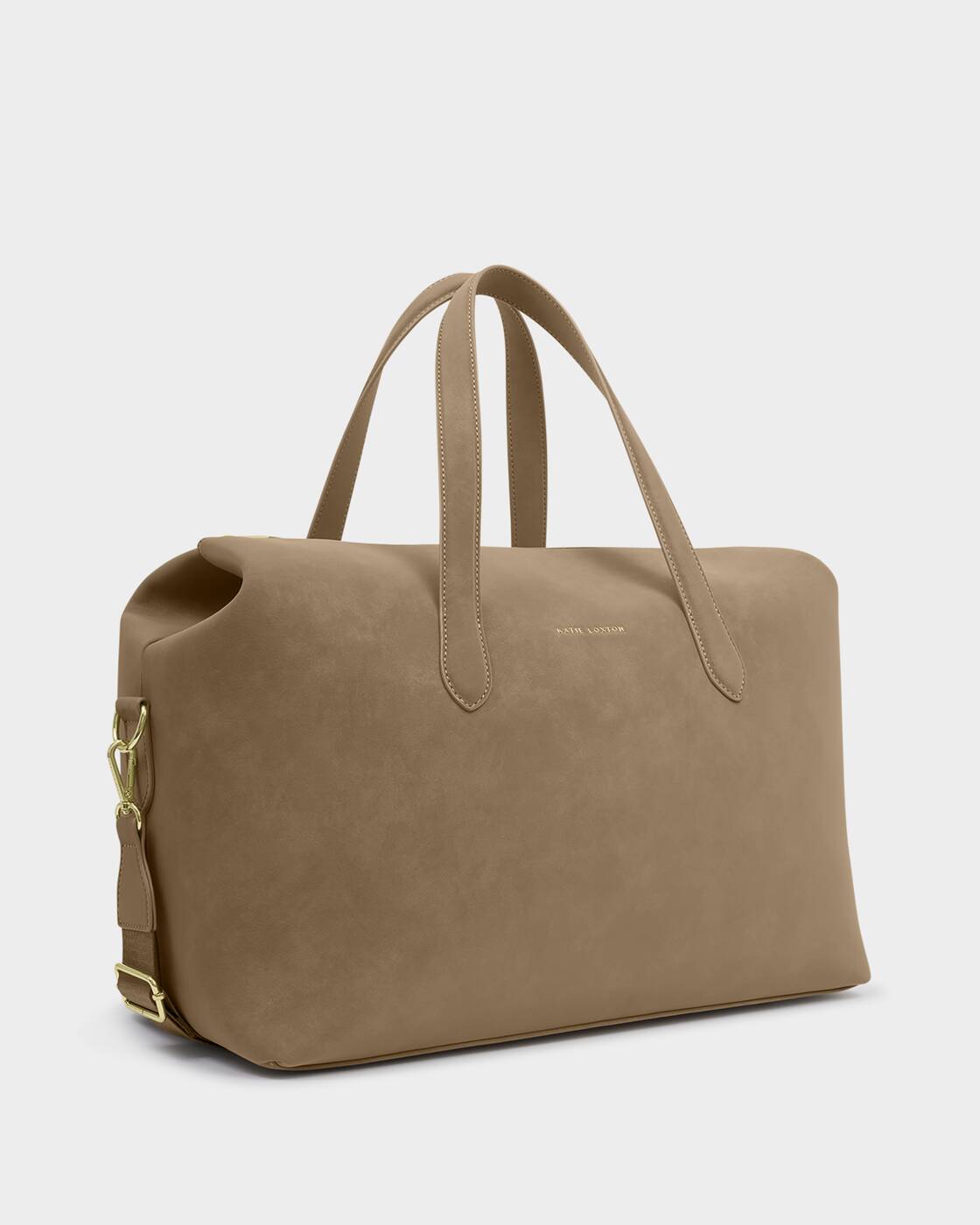 Katie Loxton Suedette Milan Cabin Bag in Taupe