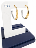 Rho Mixed Metal Hoops