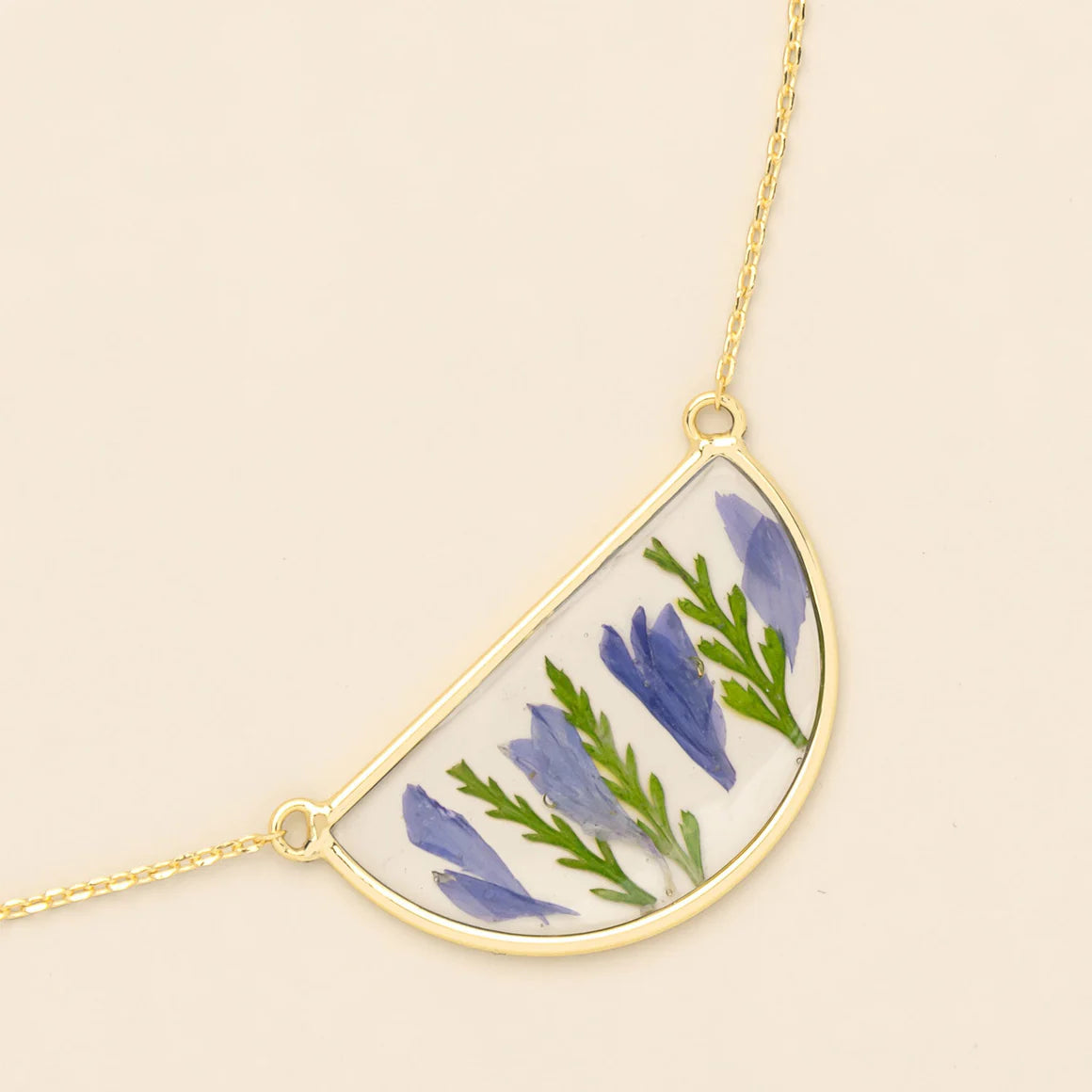 Scout Pressed Flower Necklace