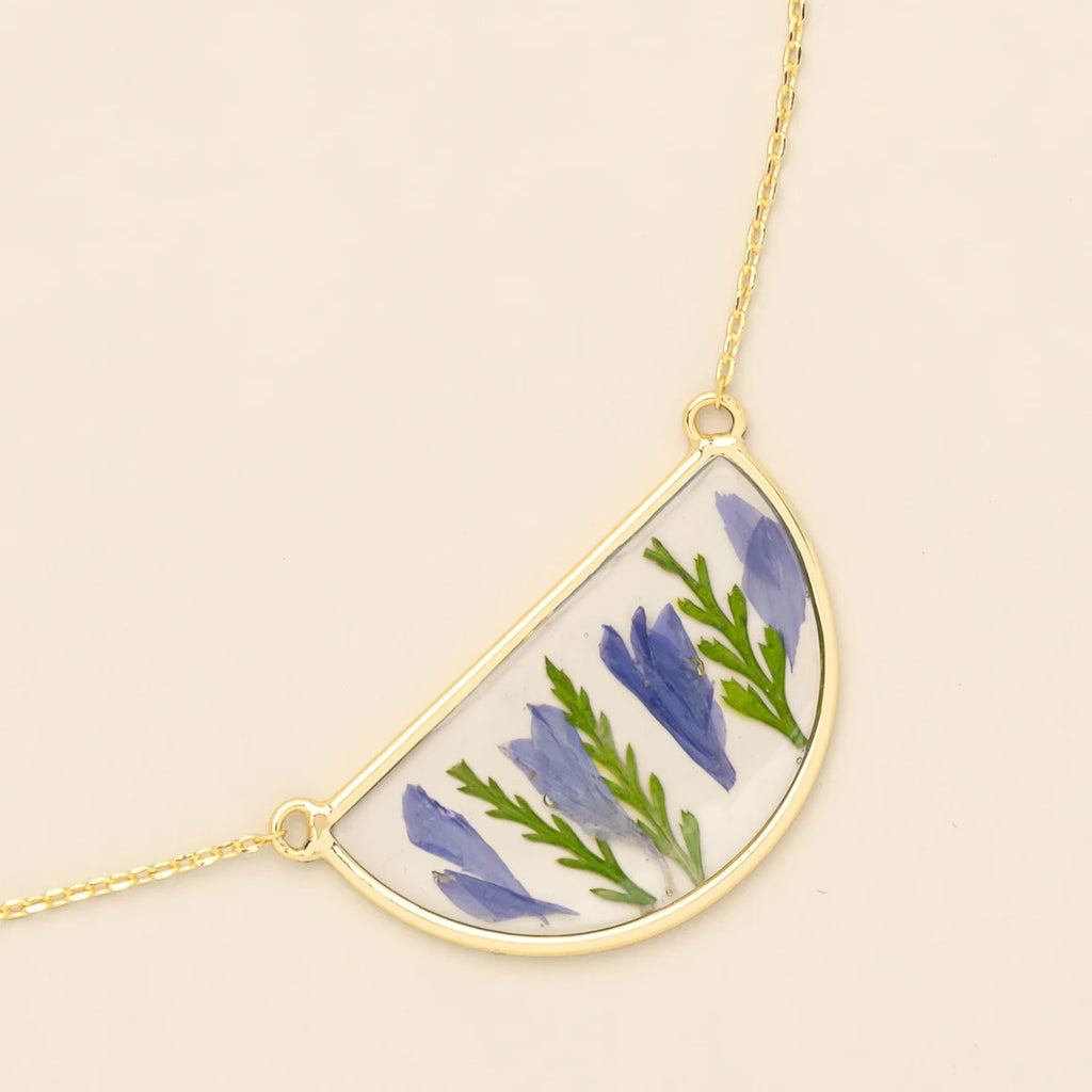 Scout Pressed Flower Necklace