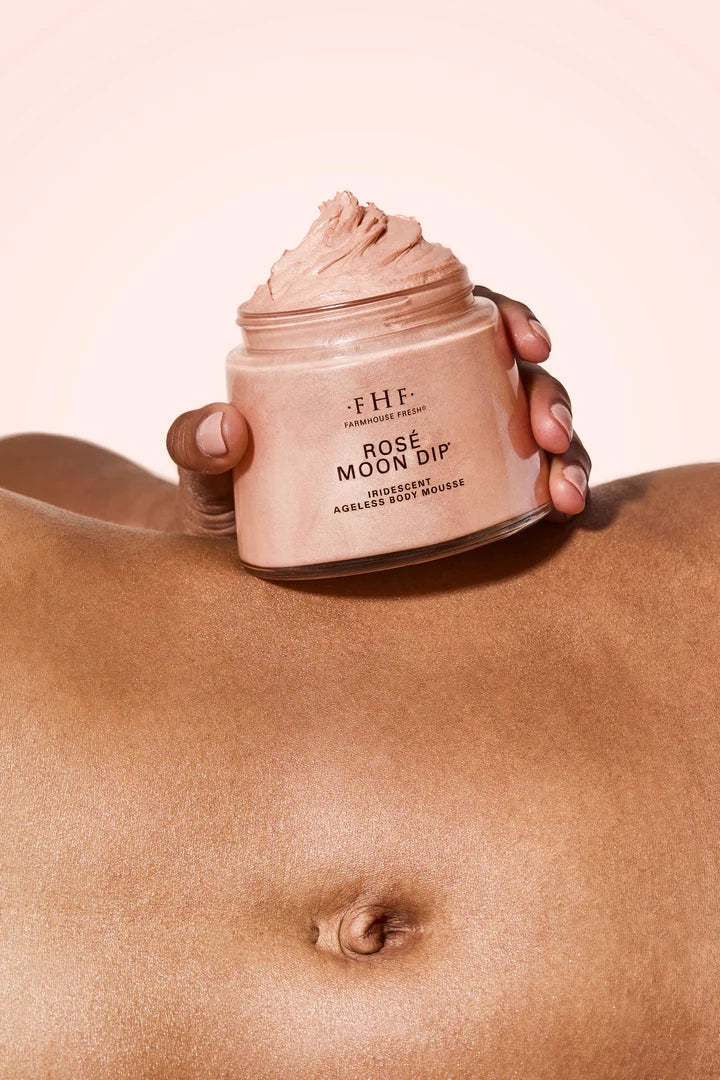 Farmhouse Fresh Rosé Moon Dip® Back to Youth Ageless Body Mousse 8 oz