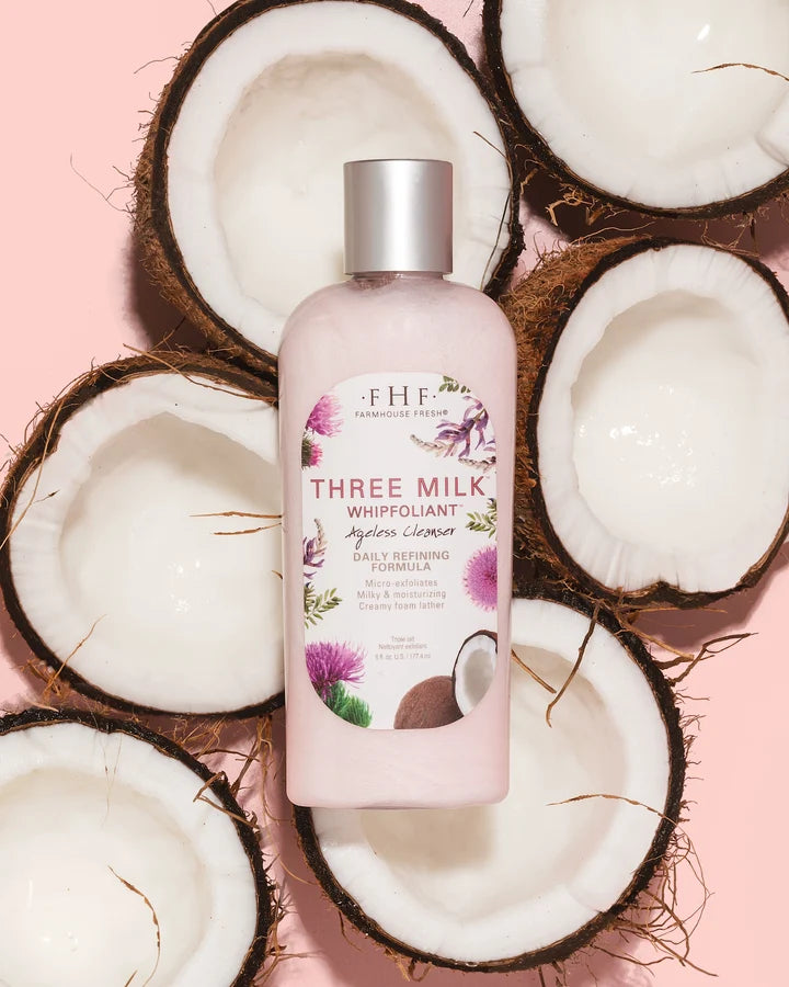 Farmhouse Fresh Three Milk® Whipfoliant® Ageless Cleanser 6 oz
