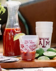 TEXAS A&M UNIVERSITY - SHATTERPROOF CUPS, SET OF 8