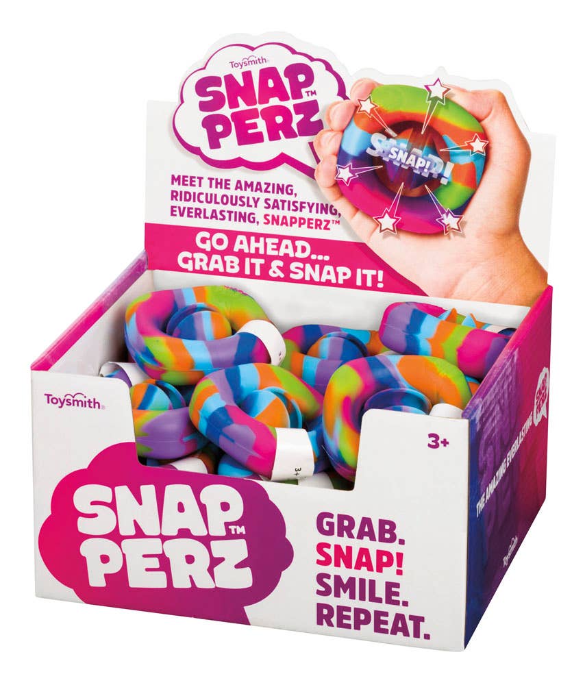 Snapperz Rainbow Design, Fidget Toy, Stress Relief