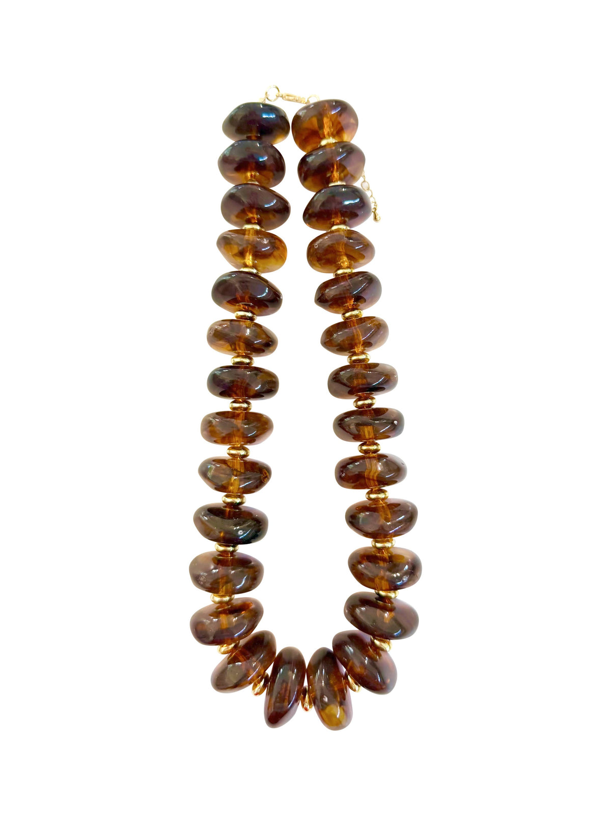 Gemelli Randi Chunky Beaded Necklace- Tortoise