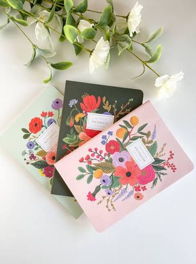 Rifle Paper Co. 3 Garden Party Notebooks