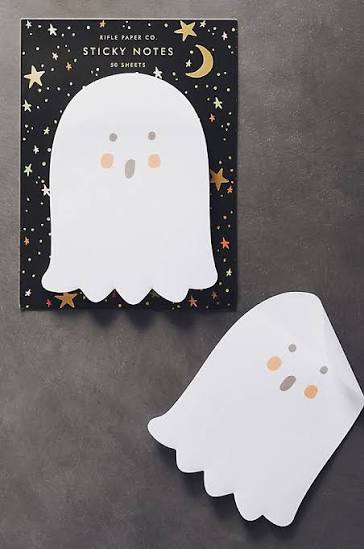 Rifle Paper Co Ghost Sticky Note