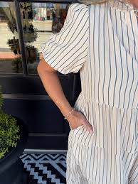 Mary Square Kinsley Pinstripe