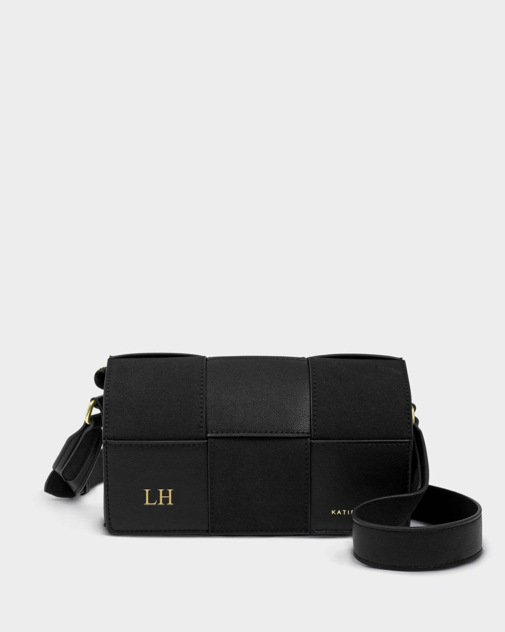 Katie Loxton Taya Woven Crossbody Black